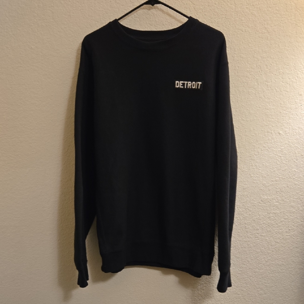 Ink Detroit Heavyweight Crewneck Sweatshirt - Black - Large